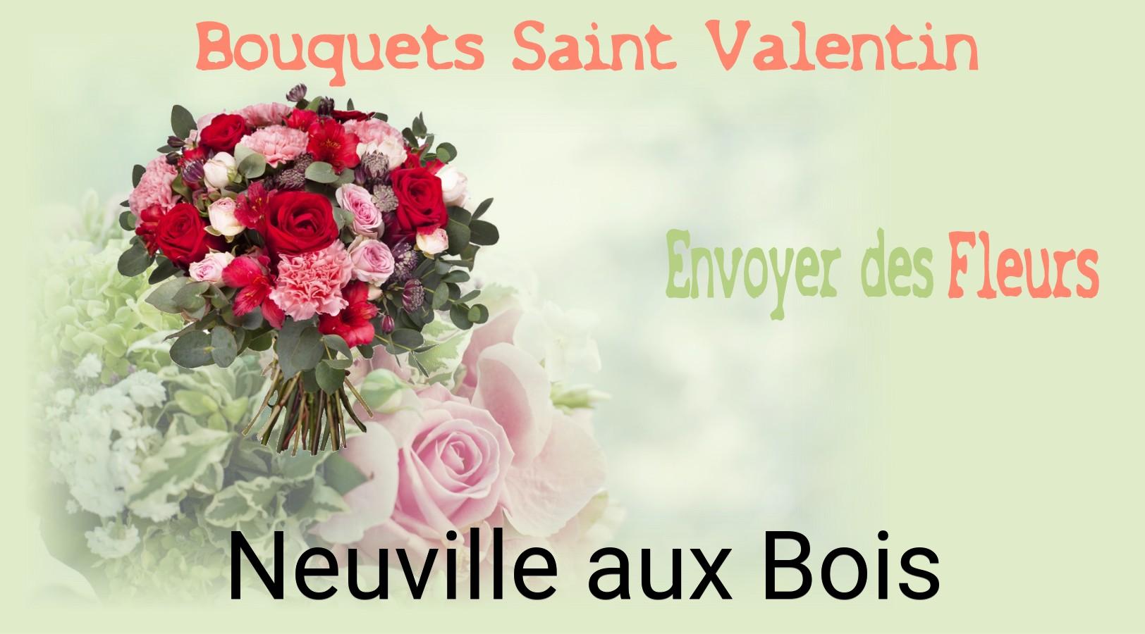 Roses de Saint-Valentin livrées à Neuville-aux-Bois